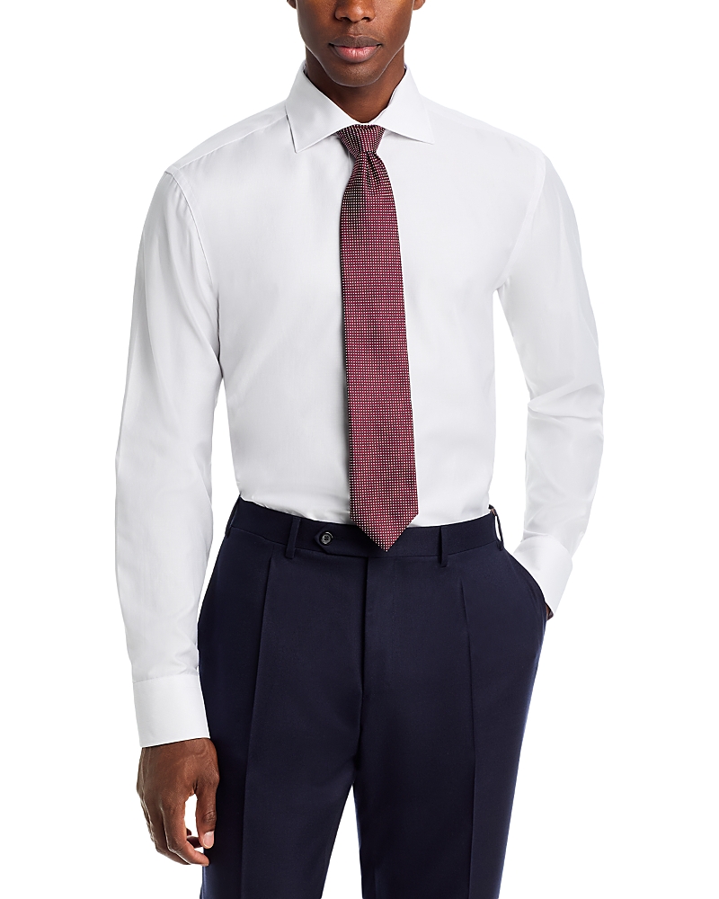 Canali Vertical Weave Dress Shirt