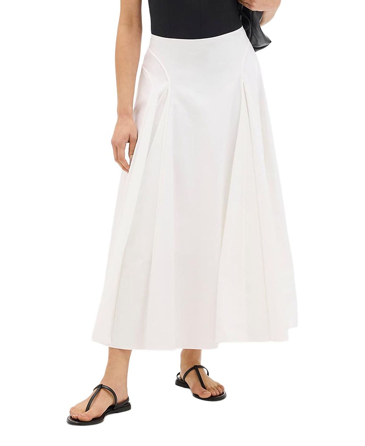 Another Tomorrow Seamed Full Skirt
