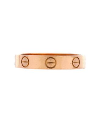  Love Wedding Band Ring 18K Rose Gold