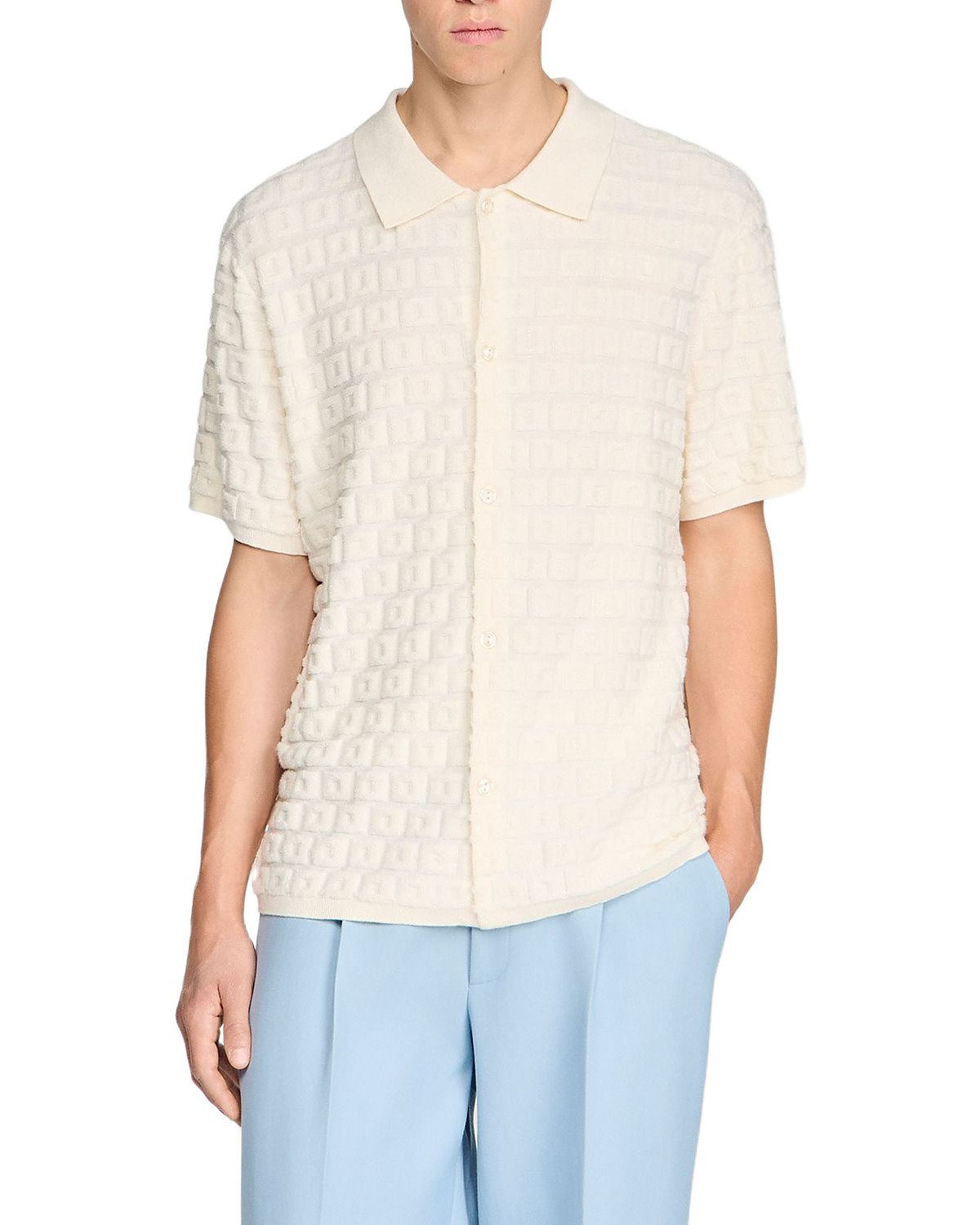 Sandro Pablo Terry Knit Shirt