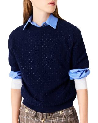 Tonal Rhinestone Sweater