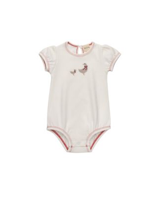 Girls' Cross Stitch Duckling Collection Romper - Baby