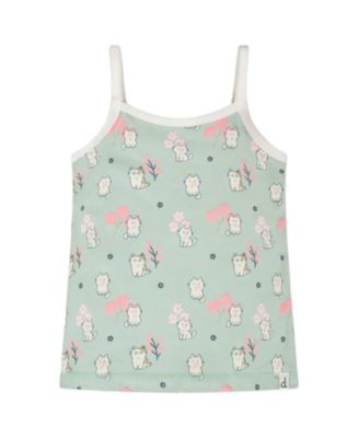 Girls' Organic Cotton Kitten Tank Underwear - Little Kid, Big Kid
