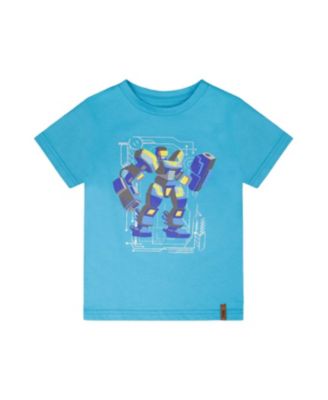 Boys' Organic Cotton Jersey Chest Graphic Short Sleeve T-Shirt - Little Kid