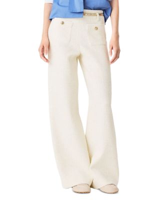 Lurex Tweed High Rise Pants