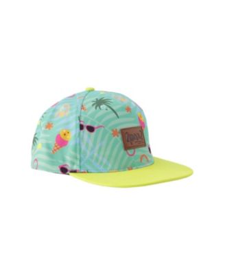 Girls' Beach Print Cap - Baby, Little Kid, Big Kid