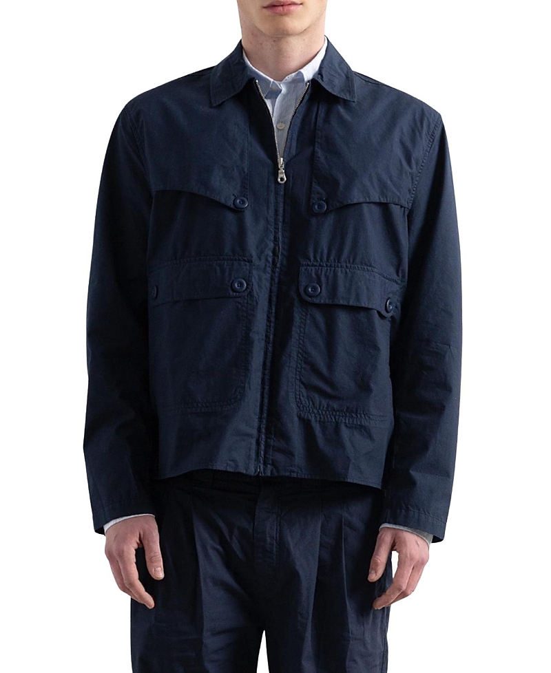 Edmmond Studios Long Sleeve Utility Zip Jacket