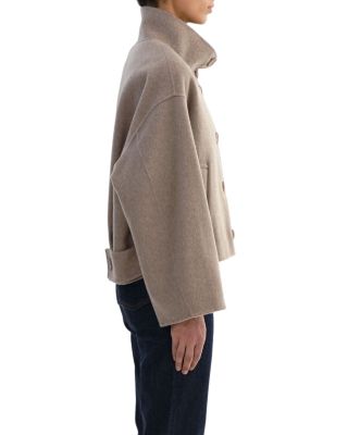 Mckenna Cropped Wool Jacket - thumbnail 4