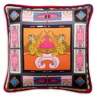 Zeugma Mosaic Printed Silk Throw Pillow