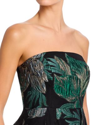 Strapless Jacquard Gown - thumbnail 3