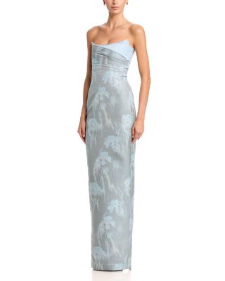 Sau Lee Savie Jacquard Gown