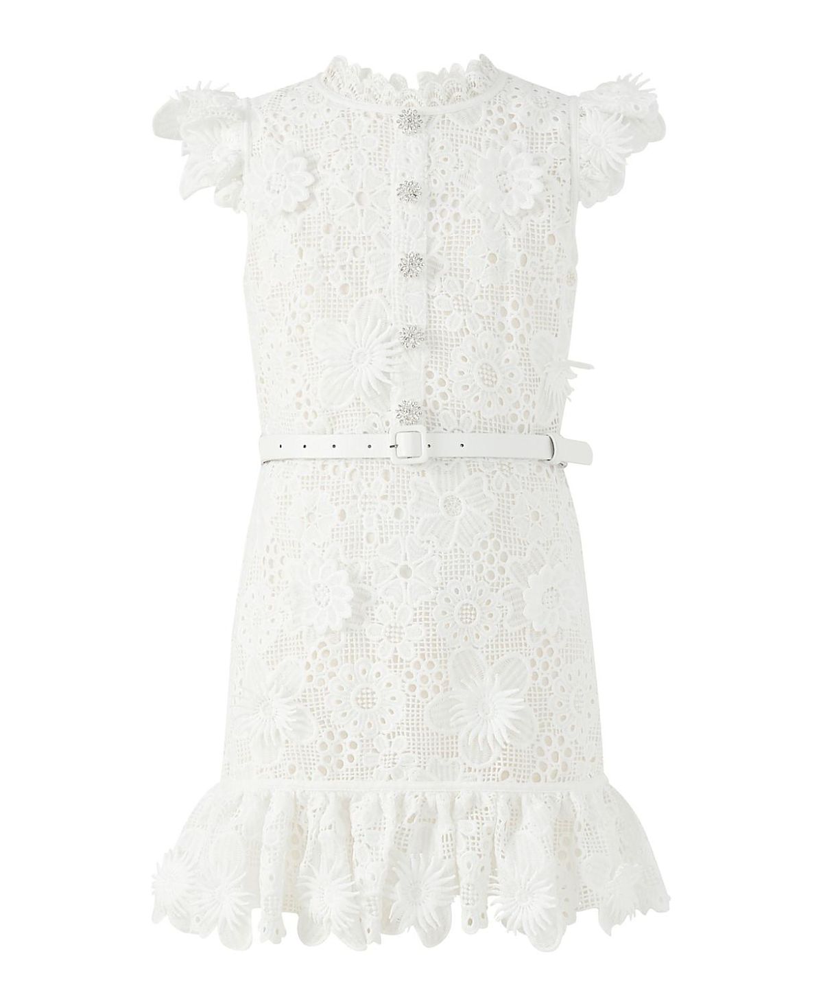 Marlo Kids Girls' Lucinda Embroidered Mini Dress - Little Kid, Big Kid