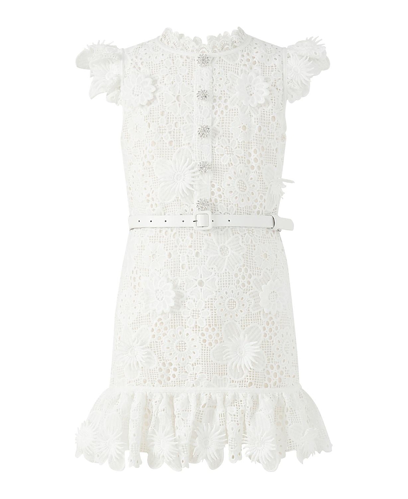Marlo Kids Girls' Lucinda Embroidered Mini Dress - Little Kid, Big Kid
