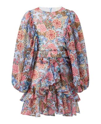  Girls' Iliana Sleeve Mini Dress - Little Kid, Big Kid
