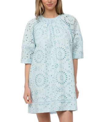 The Kennedy Eyelet Mini Dress