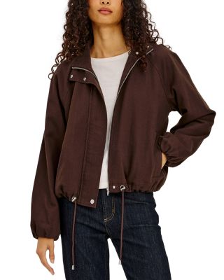 Blake Stand Collar Drawstring Jacket