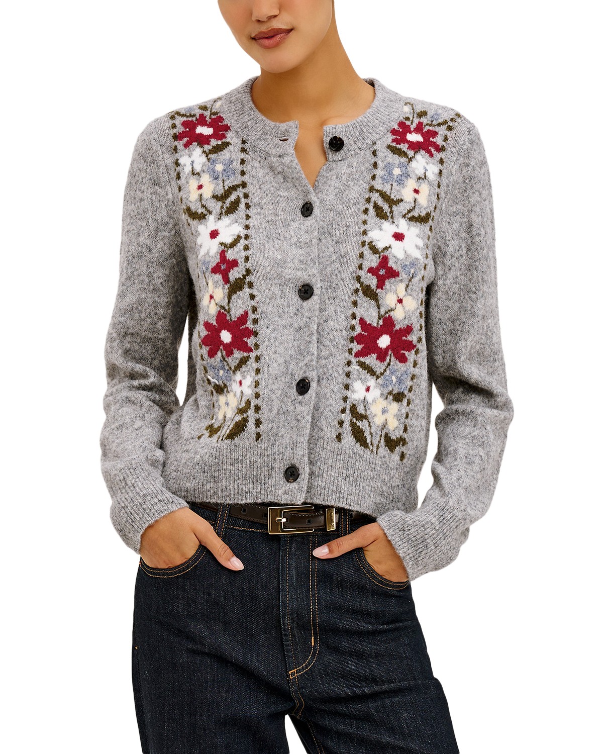 Millie Floral Cardigan Sweater