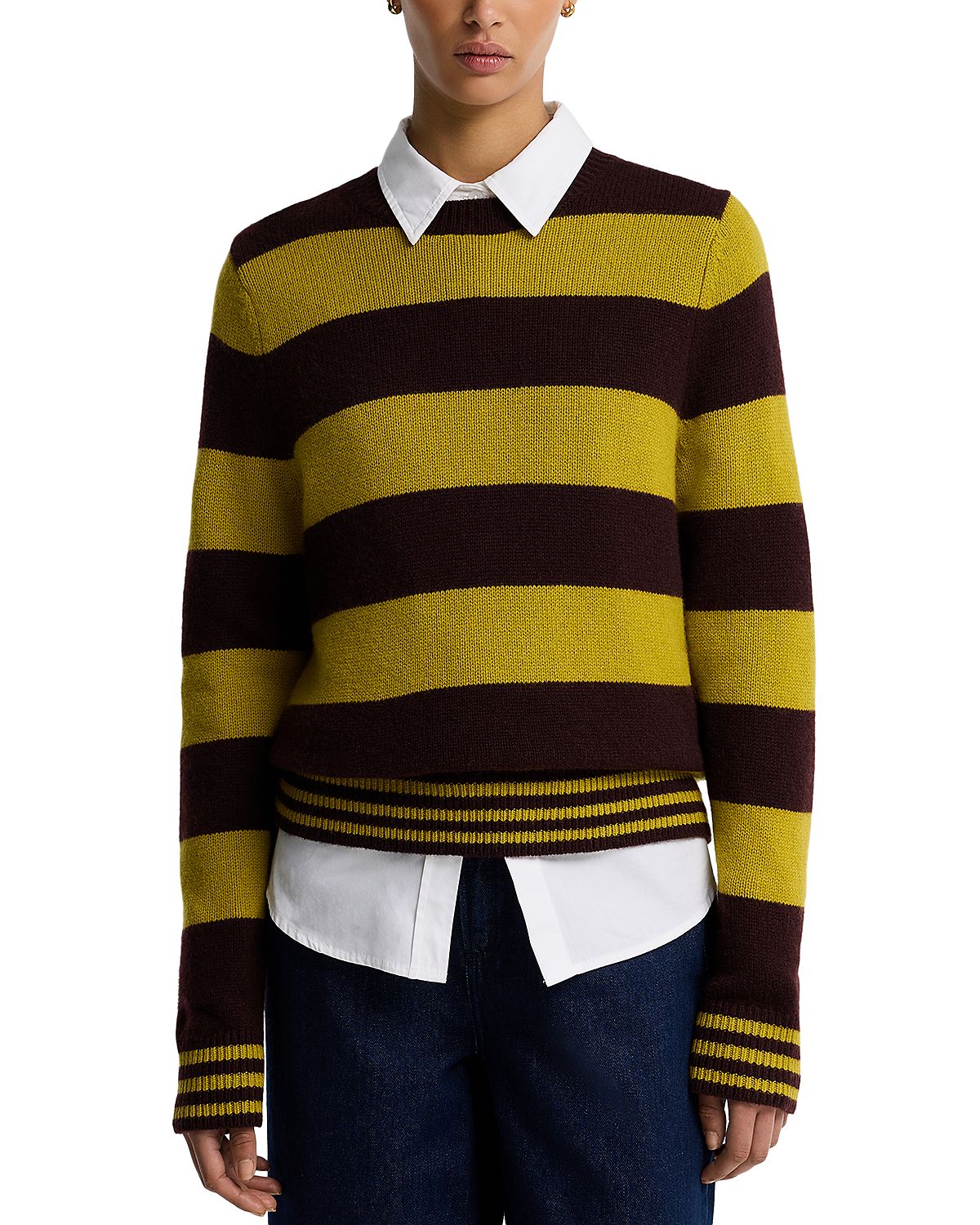 Barbour Woodhouse Wool Blend Striped Sweater