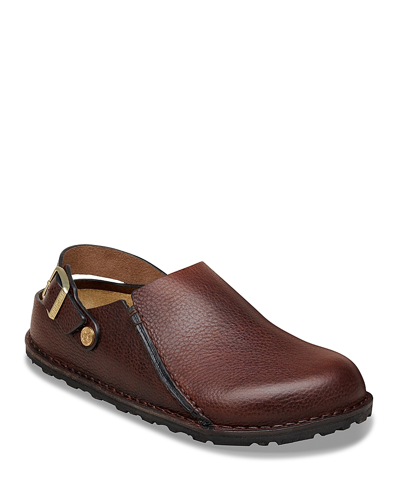 Birkenstock Men's Lutry Leather Premium Clogs