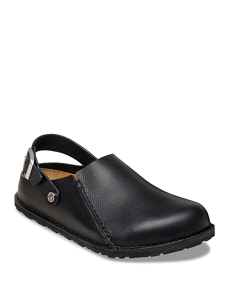 Birkenstock Men's Lutry Leather Premium Clogs