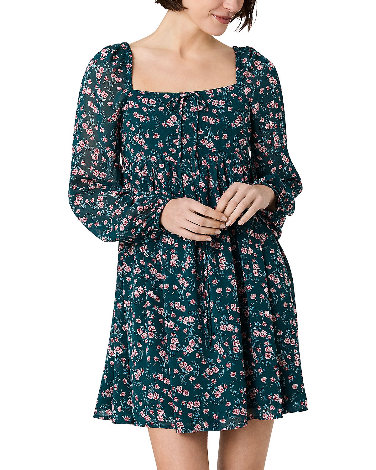 French Connection Marina Lucia Floral Print Dress