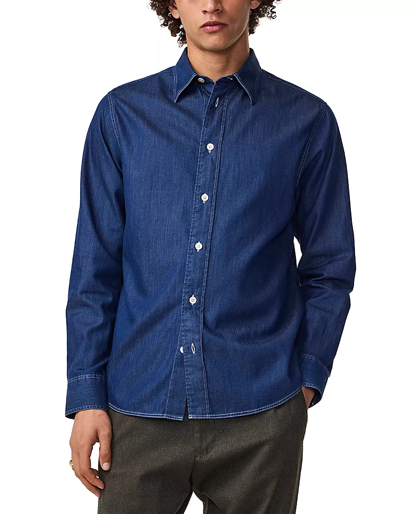 NN07 Colby Long Sleeve Button Front Shirt