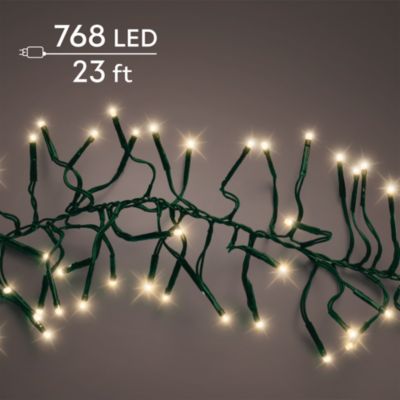 23' Cluster Warm White LED Light Strand