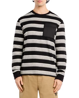 Chest Pocket Stripe Crewneck Shirt