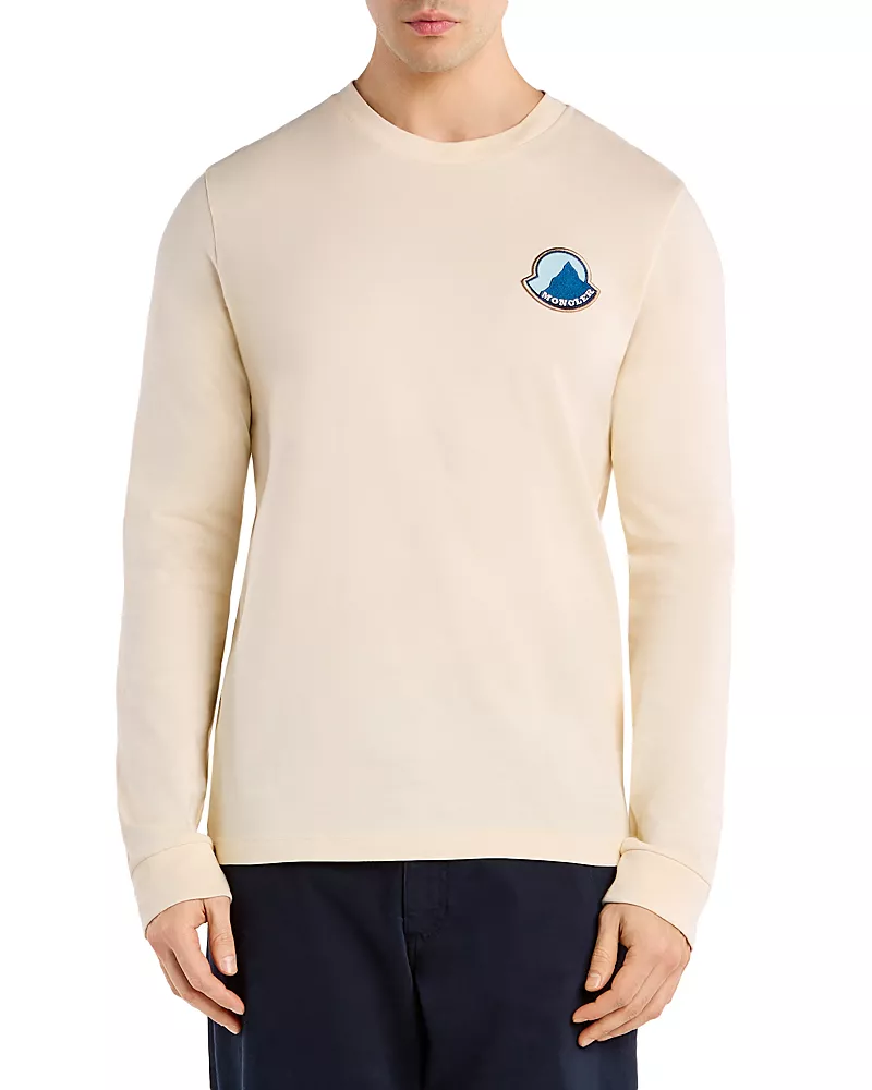 Moncler Cotton Mountain Graphic Logo Shirt