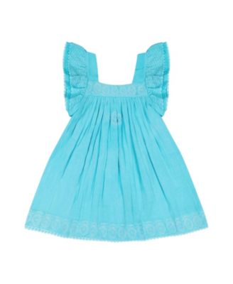 Girls' Serena Tassel Dress Pool Embroidery - Little Kid, Big Kid