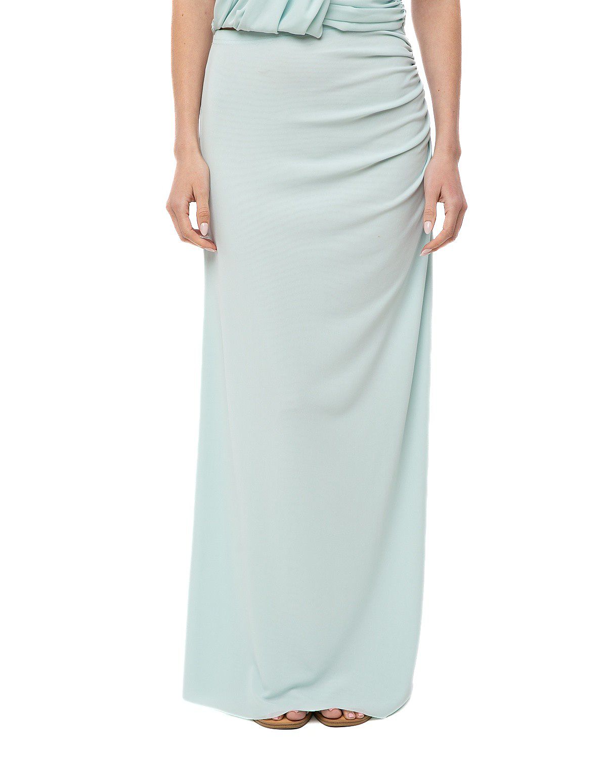 The Burgess Collection The Viv Ruched Maxi Skirt