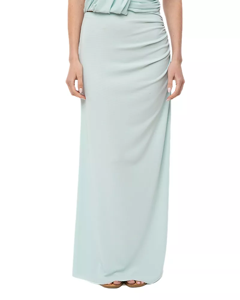 The Burgess Collection The Viv Ruched Maxi Skirt