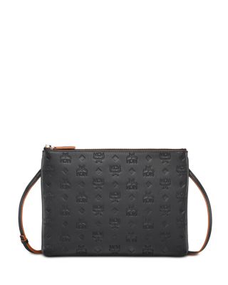 Aren Logo Embossed Leather Pouch