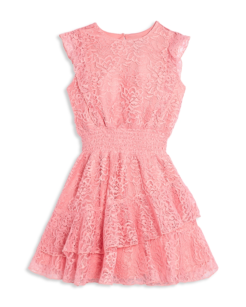 Aqua Girls' Sleeveless Ruffled Mini Dress, Big Kid - Exclusive