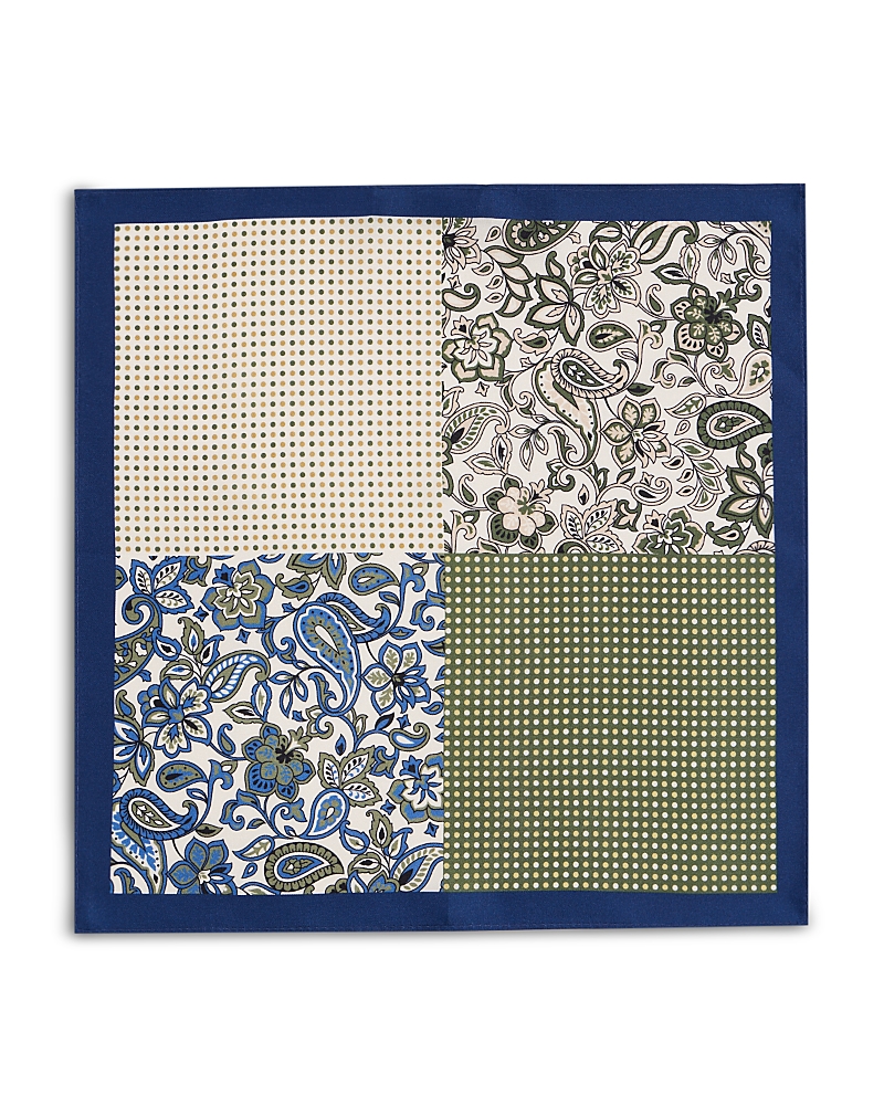 The Men's Store At Bloomingdale's Paisley Quadrant Silk Pocket Square - Exclusive · OS