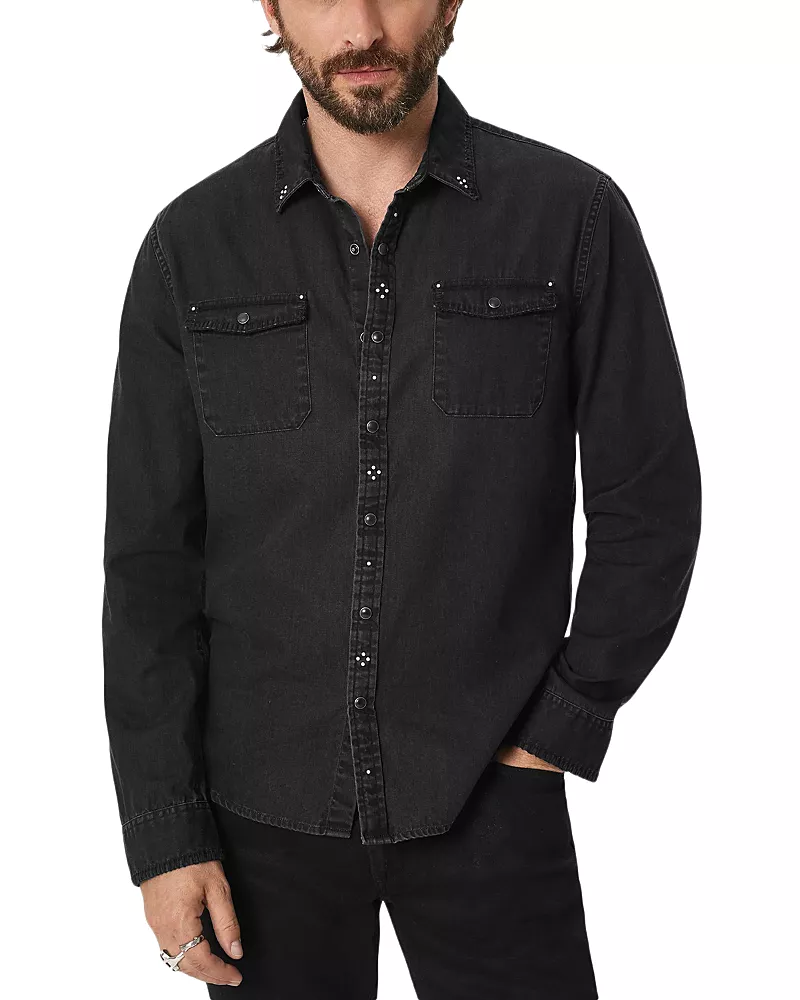 John Varvatos Marshall Cotton Western Shirt