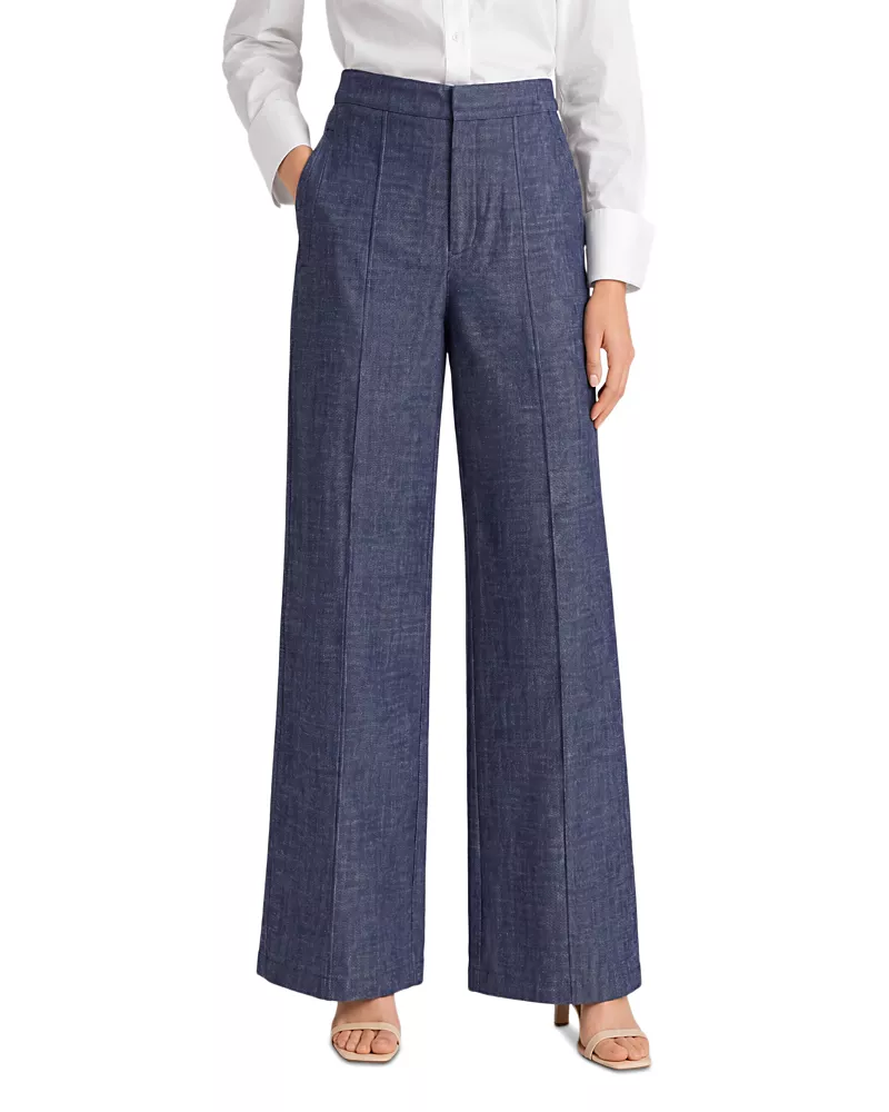 Liverpool Los Angeles High Rise Wide Leg Jeans in Indigo