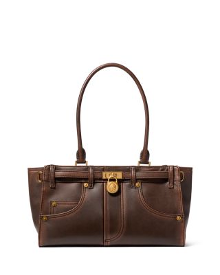 Hamilton Moderne East/West Leather Shoulder Tote