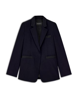 Two Button Satin Blazer