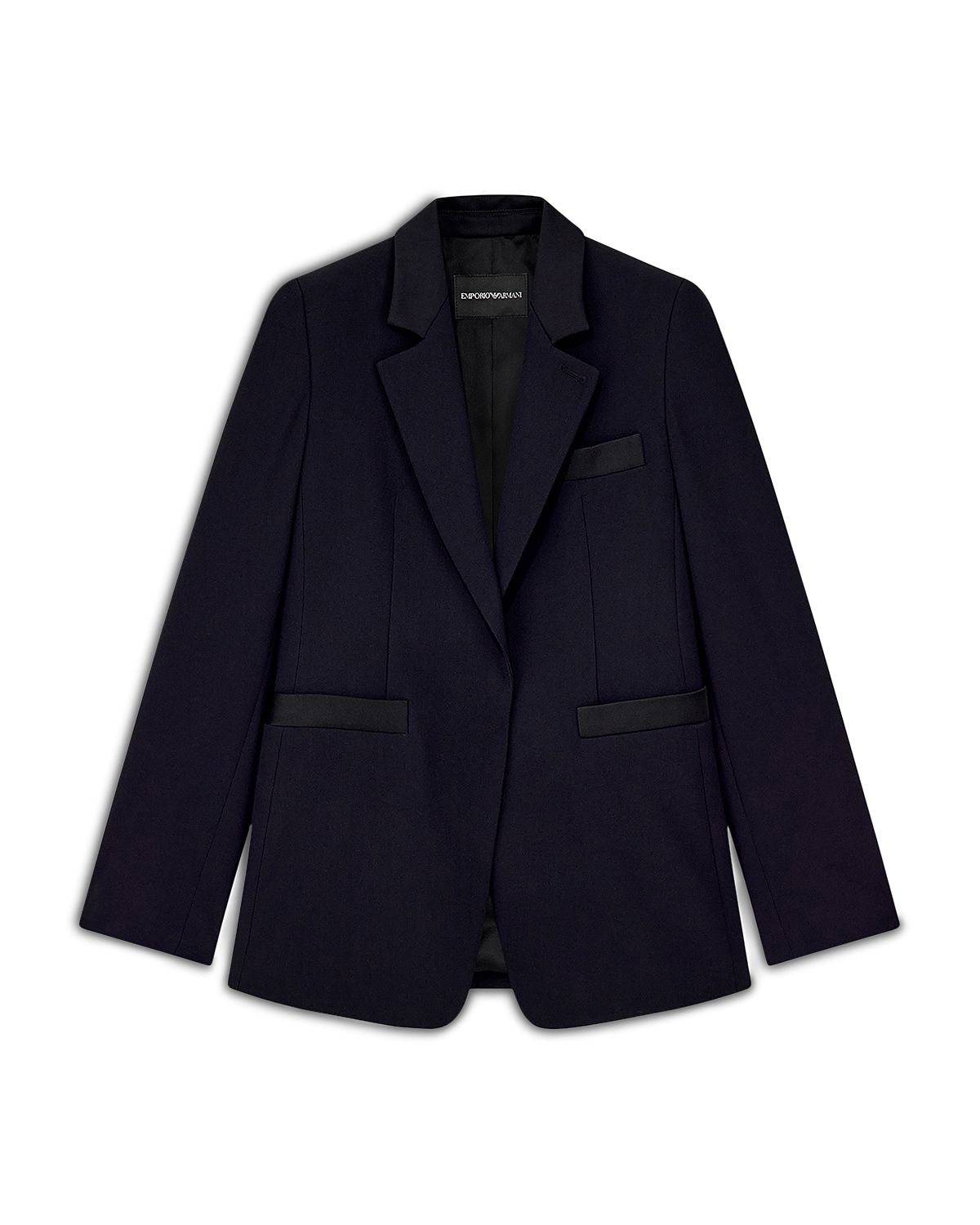 Emporio Armani Two Button Satin Blazer