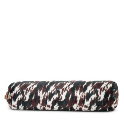 Everett Faux Fur Bolster Pillow, 36" x 8"