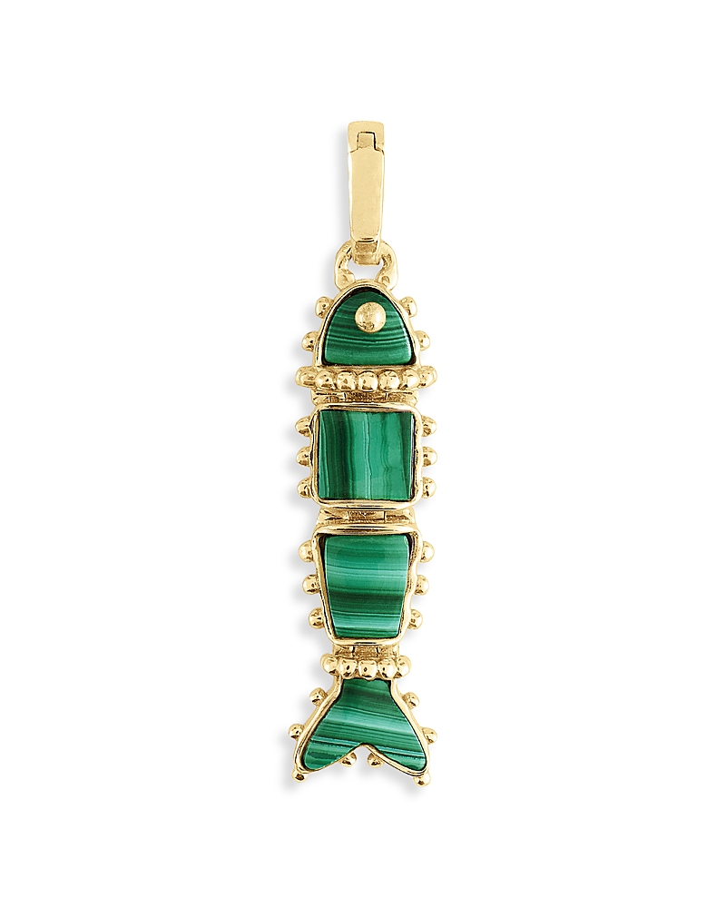 Anabel Aram Milos Stone Fish Charm