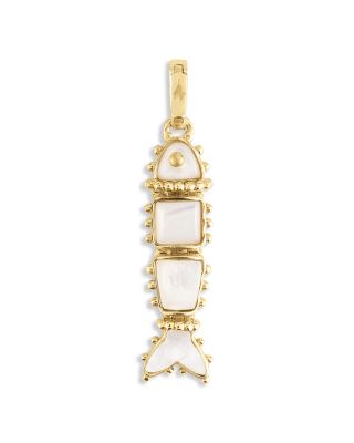 Anabel Aram Milos Stone Fish Charm