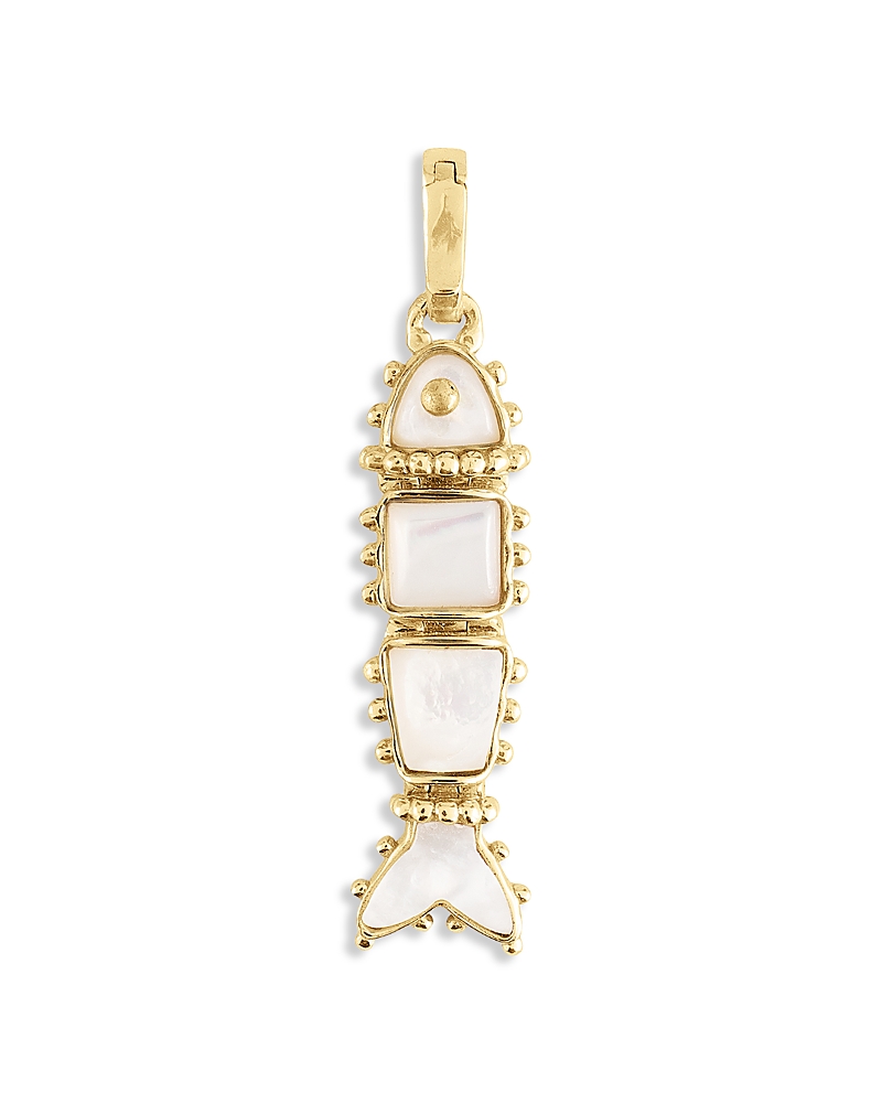 Anabel Aram Milos Stone Fish Charm