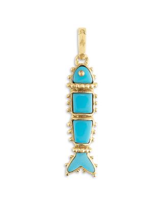 Anabel Aram Milos Stone Fish Charm