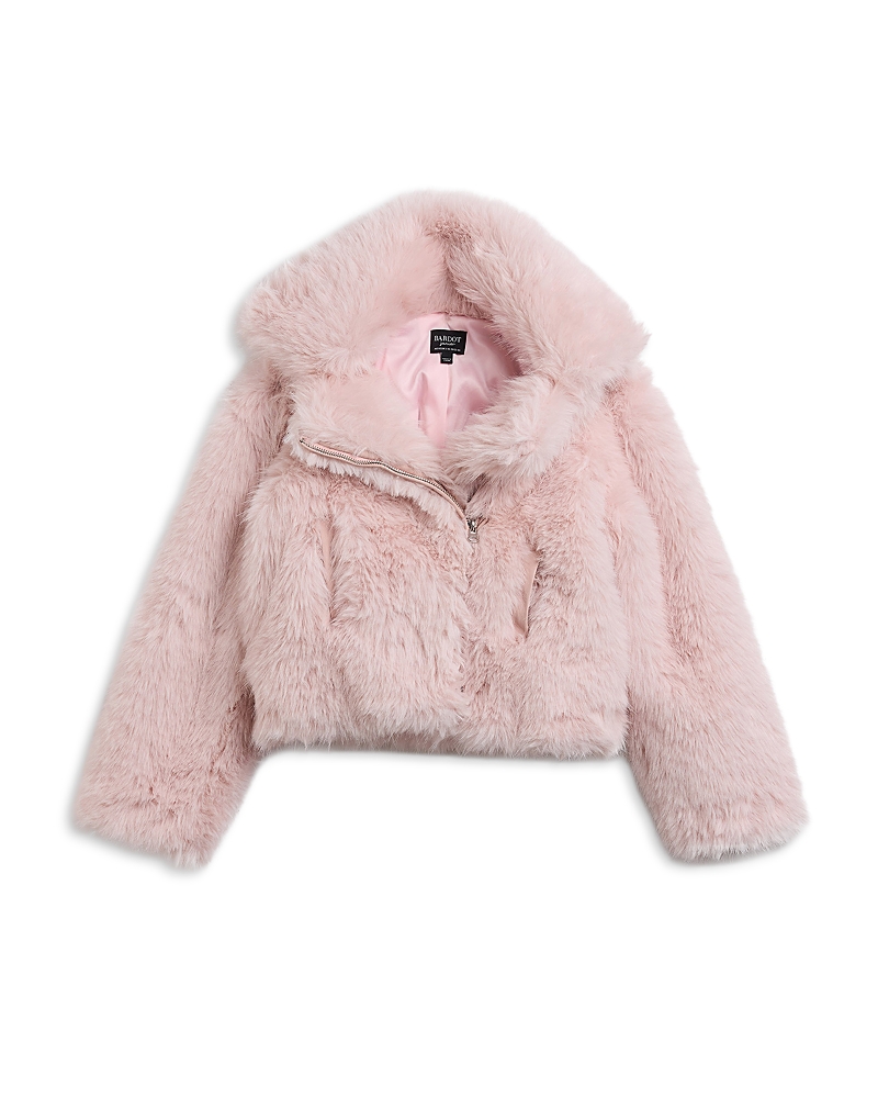 Bardot Girls' Jayden Faux Fur Jacket - Little Kid, Big Kid