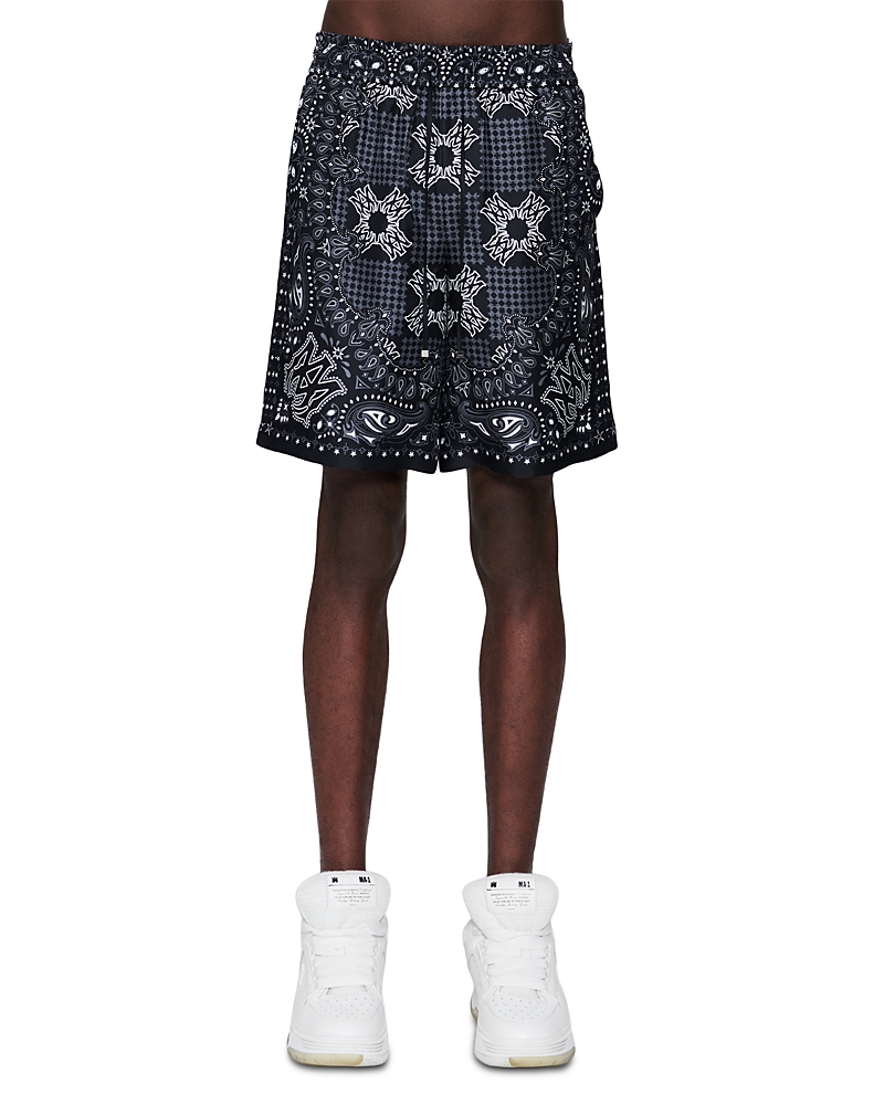 amiri Check Pattern 7 Drawstring Shorts