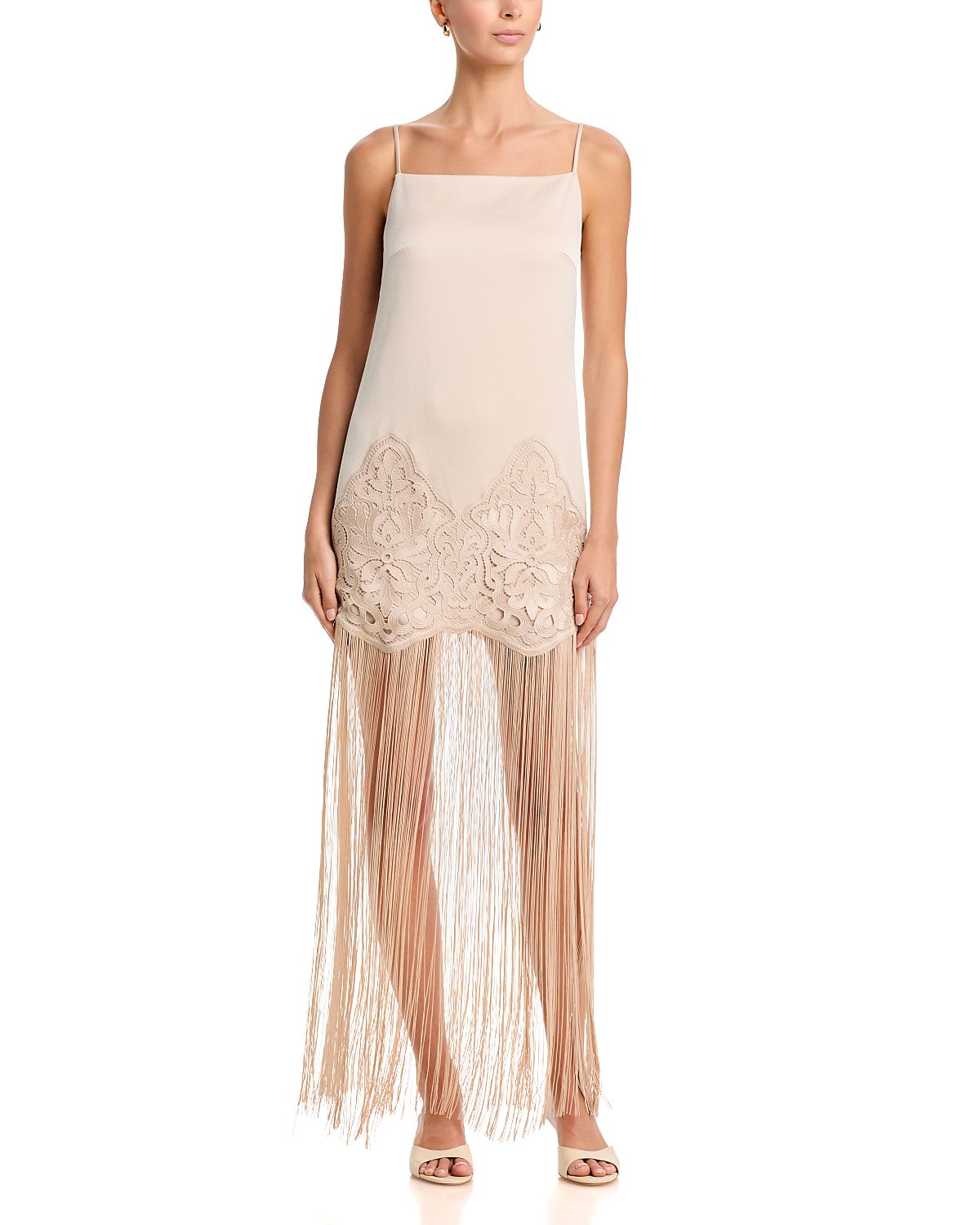 Ungaro Nino Fringe Trim Dress