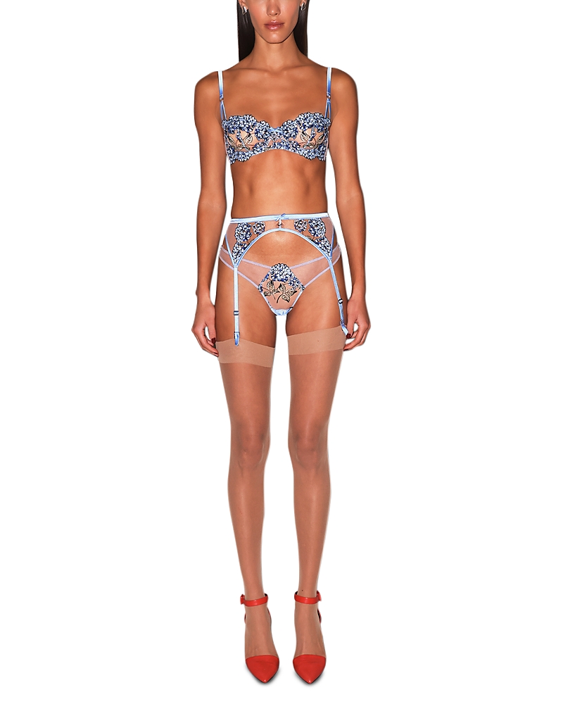 Fleur du Mal Hydrangea Balconette Bra