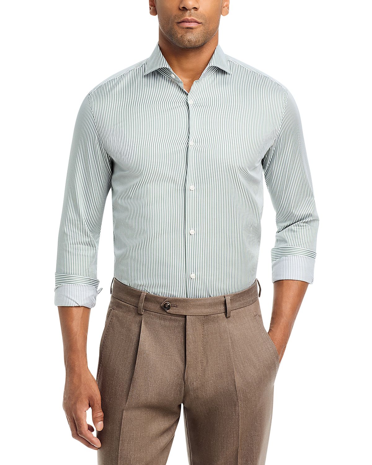 Boss Hank Stripe Slim Fit Dress Shirt